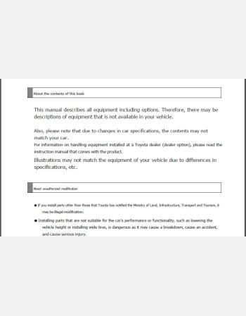 toyota townace 2012 2013 2014 2015 & 2016 owners manual in english